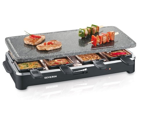 Raclette Grill con piedra Severin barato, chollos en raclettes, ofertas en raclettes, raclettes baratas, planchas de piedra baratas