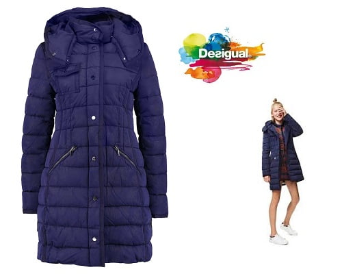 abrigo Pisa Desigual barato, chollos en abrigos desigual, ofertas en abrigos desigual, abrigos desigual baratos