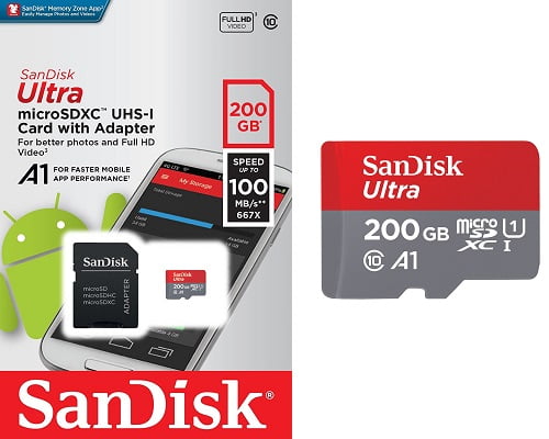 Tarjeta de memoria Sandisk Ultra 200Gb barata, ofertas en tarjetas de memoria, chollos en tarjetas de memoria, tarjetas de memoria baratas