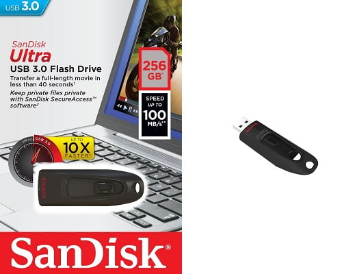 Memoria USB SanDisk Ultra de 256 GB barata, chollos en memorias USB, ofertas en memorias USB, memorias USB baratas