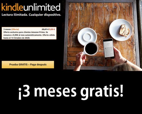 kindle 3 meses gratis