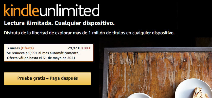 3 meses gratis de Kindle Unlimited, libros gratis 3 meses gratis de Kindle Unlimited, libros gratis