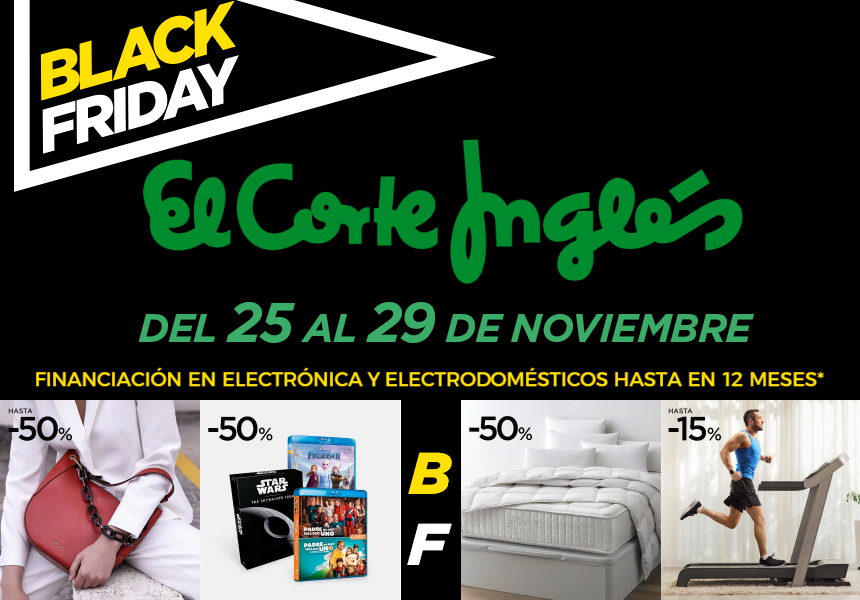 Black Friday El Corte Inglés. Sus mejores ofertas 2023