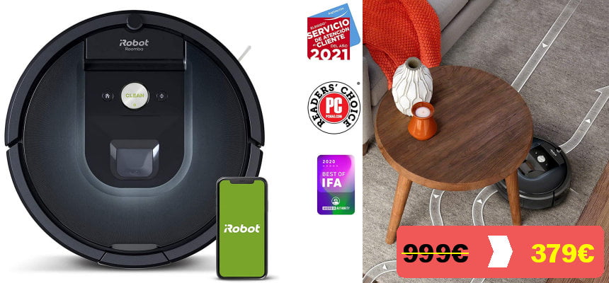 Robot aspirador Roomba 981 barato, ofertas en robots aspiradores