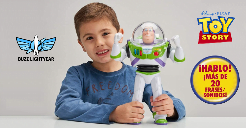 Figura con voz Buzz Lightyear barata, ofertas en juguetes