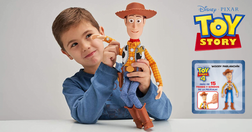 Figura con voz Woody de Toy Story barata, ofertas en juguetes