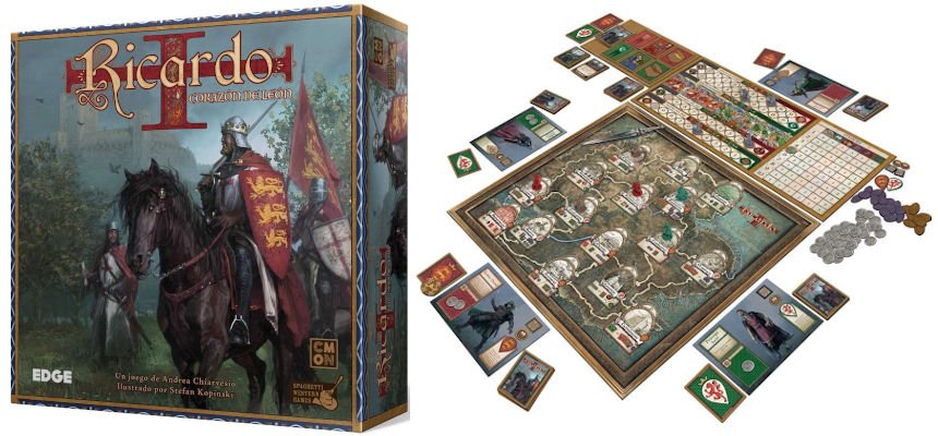 Juego de mesa Ricardo Corazón de León Juego de mesa Ricardo Corazón de León, juegos de mesa baratos, ofertas en juguetes