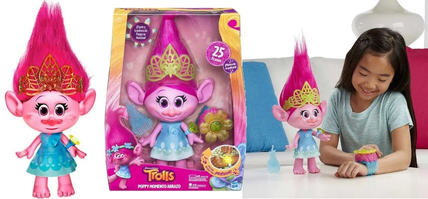Muñeca Trolls Poppy barata Muñeca Trolls Poppy barata, juguetes baratos, ofertas para niños