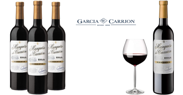 Â¡TOMA CHOLLO! Pack de 3 botellas de vino Rioja MarquÃ©s de CarriÃ³n Reserva 2014 solo 18 euros. 50% de descuento.