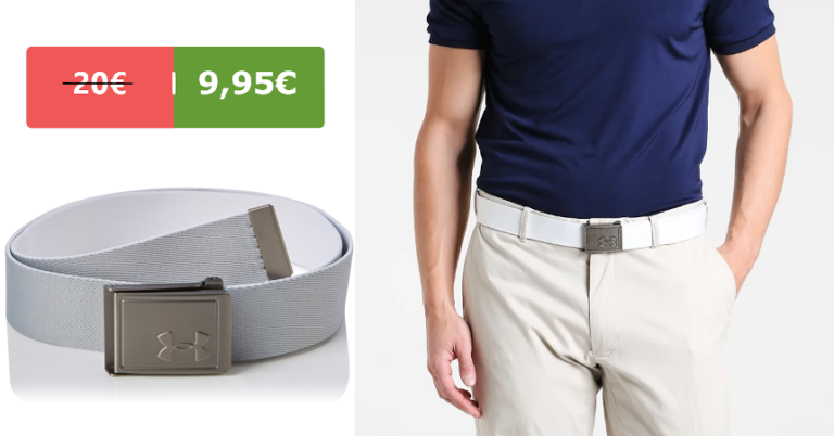 ¡TOMA CHOLLO! Cinturón reversible Under Armour 2.0 solo 9,95 euros. 50% de descuento. Mínimo histórico.