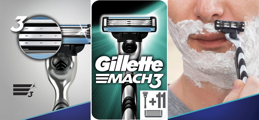 Maquinilla de afeitar Gillette Mach3 con 12 recambios barata Maquinilla de afeitar Gillette Mach3 con 12 recambios barata, ofertas en maquinillas de afeitar