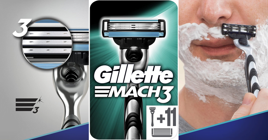 Maquinilla de afeitar Gillette Mach3 con 12 recambios barata, ofertas en maquinillas de afeitar