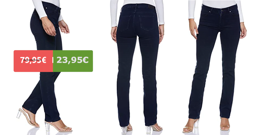 Pantalones vaqueros Wrangler Straight baratos, ofertas en ropa de marca