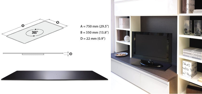 Base giratoria para TV Meliconi Rotobase Elite L barata Base giratoria para TV Meliconi Rotobase Elite L barata, ofertas para el hogar