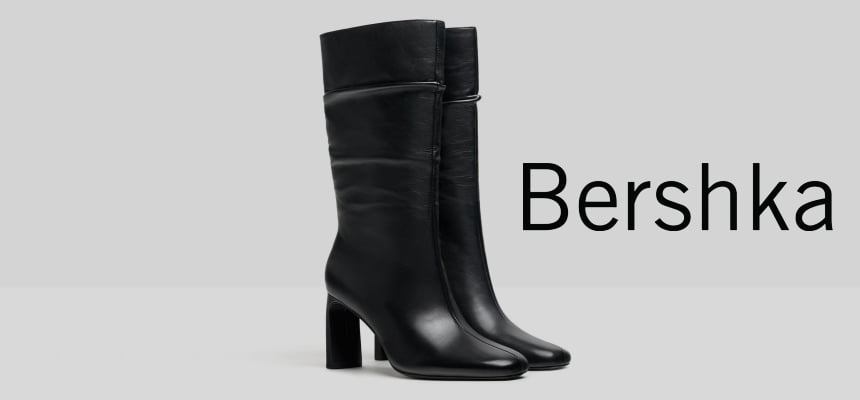 Botas de piel para mujer Bershka baratas Botas de piel para mujer Bershka baratas, ofertas en botas de piel