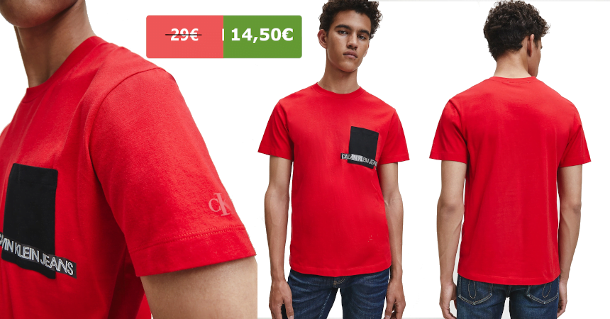 Camiseta Calvin Klein Jeans barata, ofertas en ropa de marca