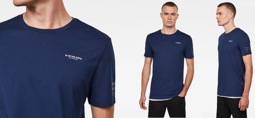 Camiseta G-Star Raw Flag Text barata Camiseta G-Star Raw Flag Text barata, ofertas en ropa de marca