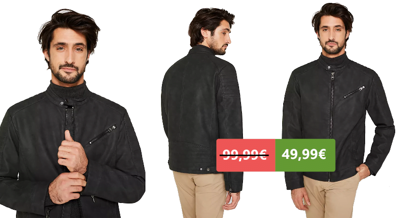 Chaqueta motera Esprit barata, ofertas en ropa de marca