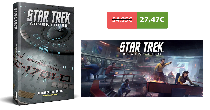 Juego de rol Star Trek Adventures barato, ofertas en juegos de mesa