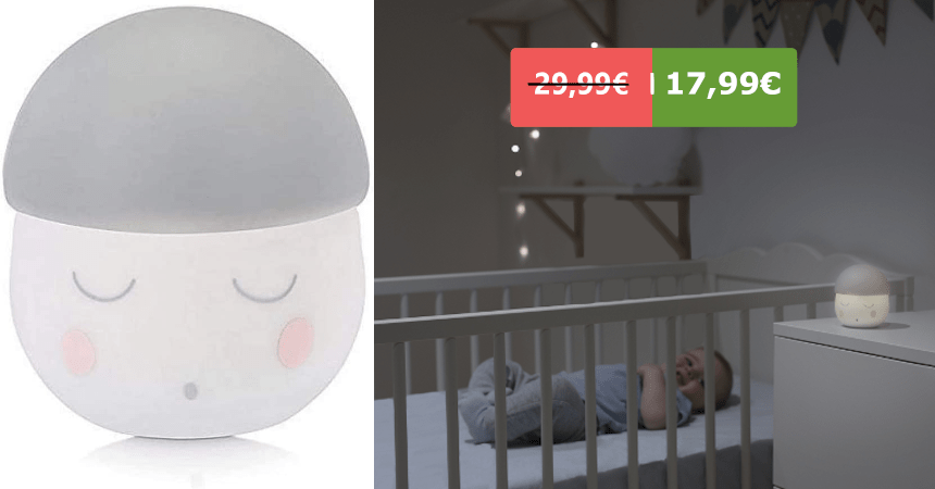 Lámpara de noche portátil Babymoov Squeezy barata, ofertas para niños