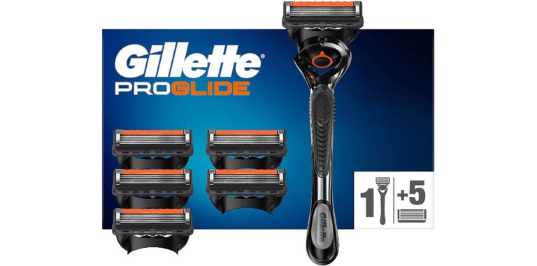 ¡TOMA CHOLLO! Maquinilla Gillette Fusion5 Proglide Flexball + 6 recambios sólo 17,36 euros.