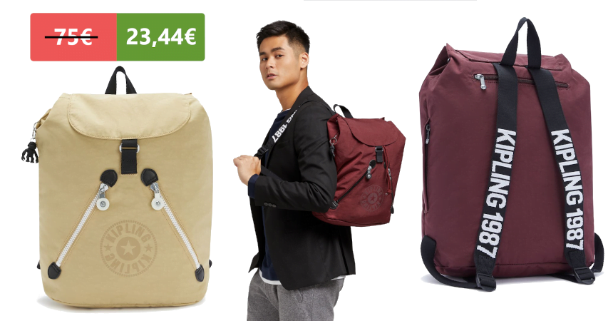 Mochila Kipling Fundamental NC barata, ofertas en mochilas