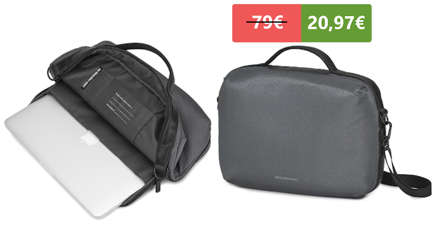 Maletín Moleskine para portátiles de 13 barato, ofertas en mochilas
