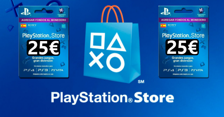 ¡TOMA CUPÓN! Tarjeta PlayStation de 25 euros para PlayStation Store solo 19,94 euros.