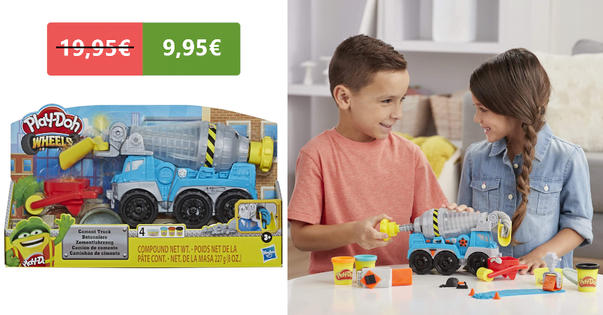 Camión de cemento de Play-Doh barato, ofertas en juguetes