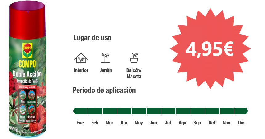 Insecticida Compo Doble Acción barato, ofertas en insecticidas