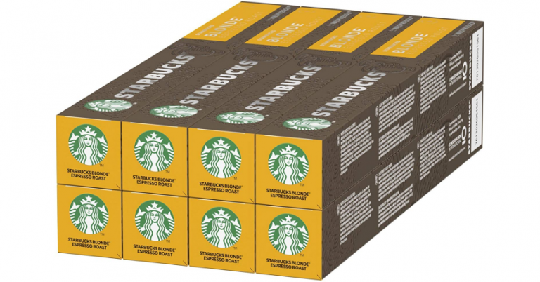 ¡TOMA CHOLLO! 80 cápsulas de café Starbucks Blonde Espresso Roast solo 22,72 euros. Compatibles Nespresso.
