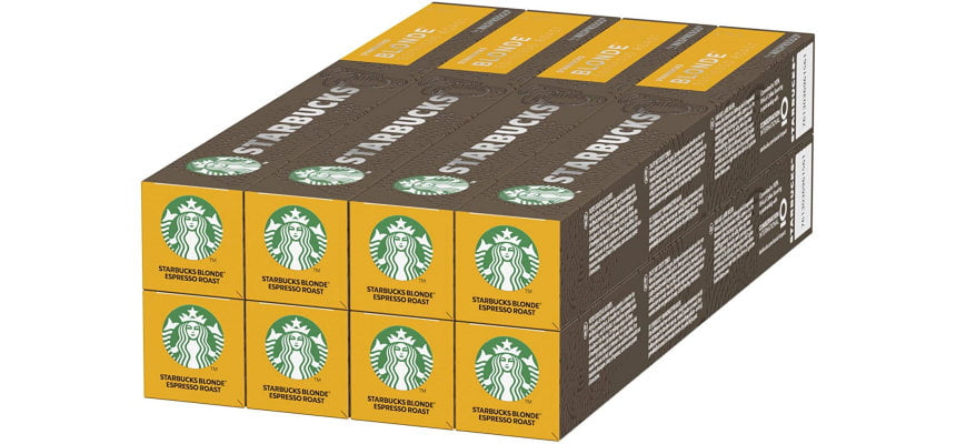 Pack 80 cápsulas Starbucks Blonde Espresso Roast barato, ofertas en cápsulas Nespresso Pack 80 cápsulas Starbucks Blonde Espresso Roast barato, ofertas en cápsulas Nespresso