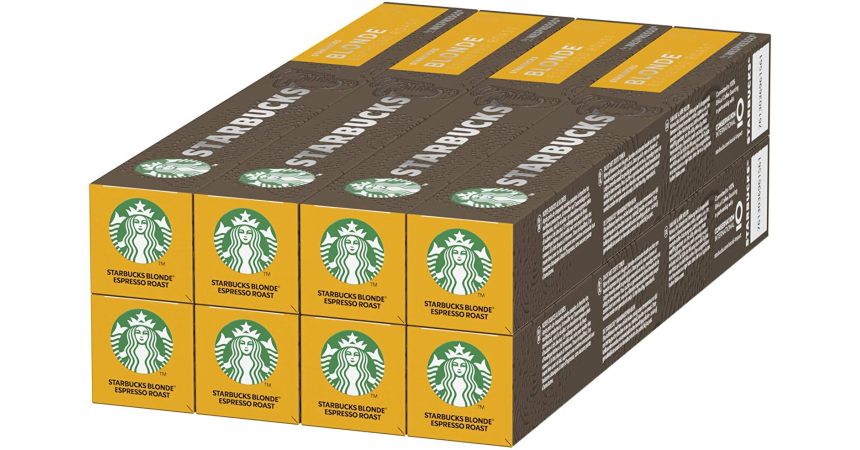 Pack 80 cápsulas Starbucks Blonde Espresso Roast barato, ofertas en cápsulas Nespresso