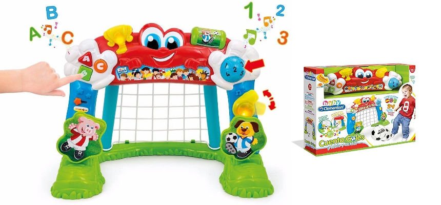 Portería de fútbol interactiva Baby Clementoni barata Portería de fútbol interactiva Baby Clementoni barata, ofertas para niños
