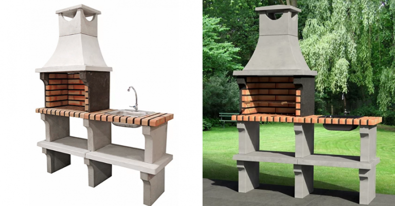 ¡Chollazo! Barbacoa de obra Maryland 1820 con campana y fregadero solo 338,90€ puesta en casa