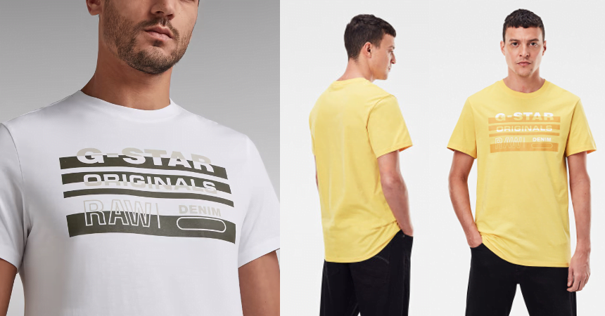 Camiseta G-Star Raw Originals Stripe barata, ofertas en ropa de marca