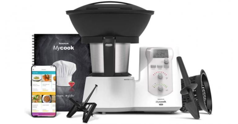 ¡TOMA CHOLLO! Robot de cocina Taurus Mycook One con vaporera solo 249 euros. 55% de descuento.