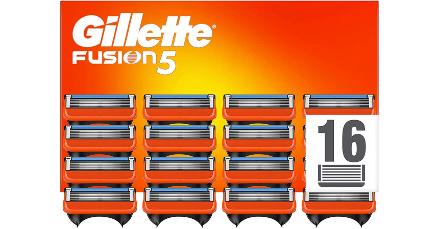 Pack de 16 cuchillas Gillette Fusion 5 baratas, ofertas en cuchillas Gillette Fusion 5, cuchillas Gillette baratas