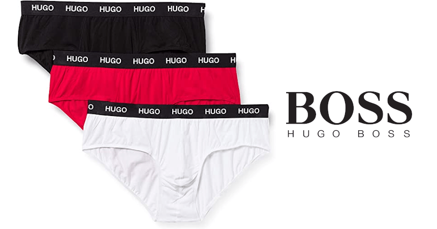 Pack de 3 slips Hugo Boss baratos, ofertas en ropa interior