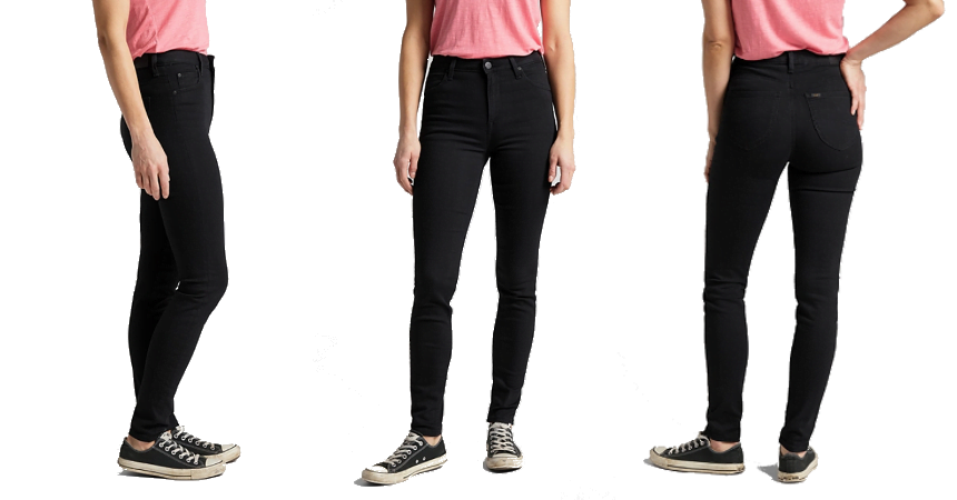 Pantalones vaqueros Lee Scarlett High Skinny baratos, ropa de marca barata, ofertas en pantalones