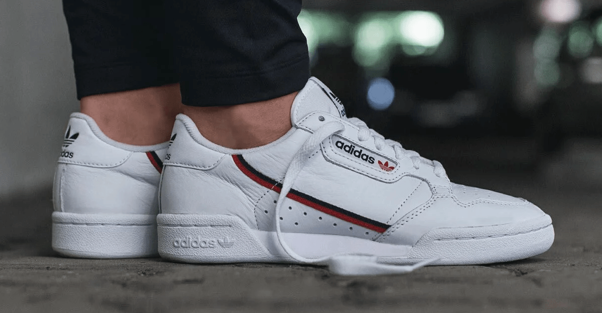 Zapatillas Adidas Continental 80 blancas baratas, ofertas en calzado
