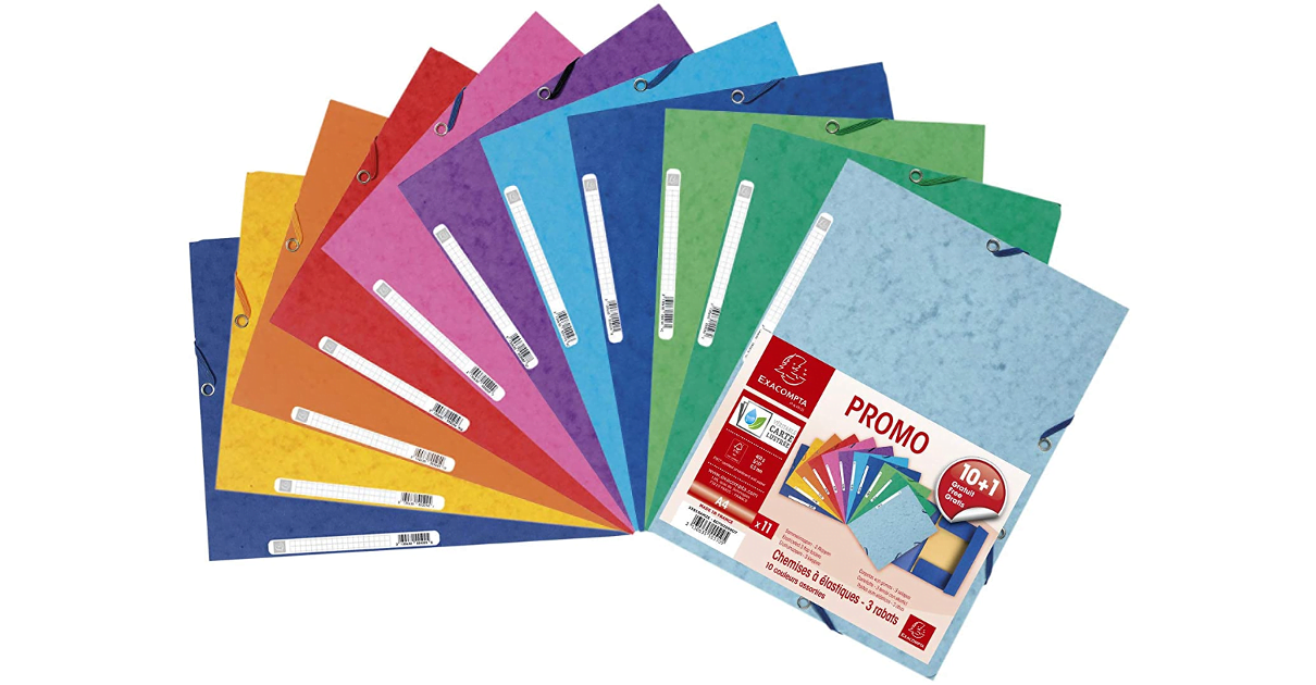 11 carpetas Exacompta baratas, ofertas en material de oficina