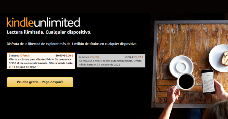 Consigue 3 meses de Kindle Unlimited gratis. Acceso gratuito a más de 1 millón de libros.