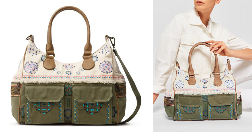 Bolso Desigual Fabric barato, ofertas en bolsos de marca