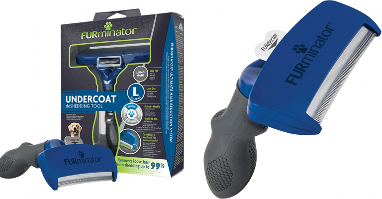 ¡TOMA CHOLLO! Cepillo FURminator para perros grandes solo 13,99 euros. 65% de descuento. Mínimo histórico.