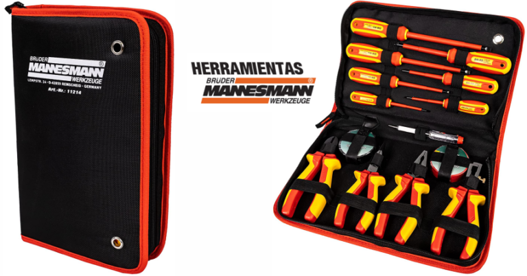 ¡TOMA CHOLLO! Juego de herramientas Mannesmann M11214 solo 34,25 euros. 54% de descuento.