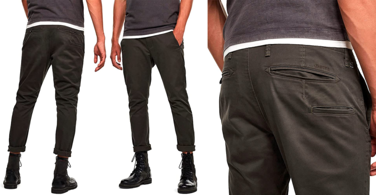 ¡TOMA CHOLLO! Pantalones chinos G-Star Raw Bronson solo 38,48€. 57% de descuento.