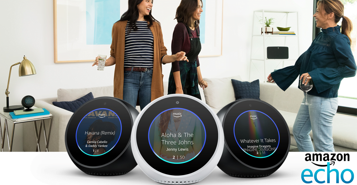 Altavoz inteligente Amazon Echo Spot barato, ofertas en altavoces inteligentes, altavoces bluetooth baratos