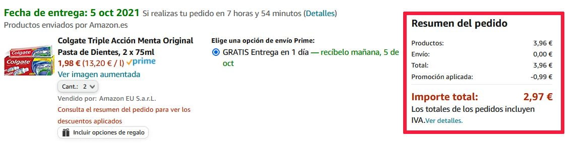 Pasta Colgate ¡TOMA CHOLLO! Pack 4 tubos de pasta de dientes Colgate Triple Acción solo 2,97 euros.