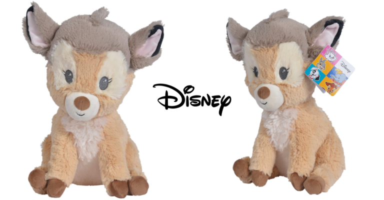 ¡TOMA CHOLLO! Peluche de Bambi de 50 cm de alto solo 15,59 euros. 61% de descuento.